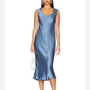 Astr Blue Midi Dress